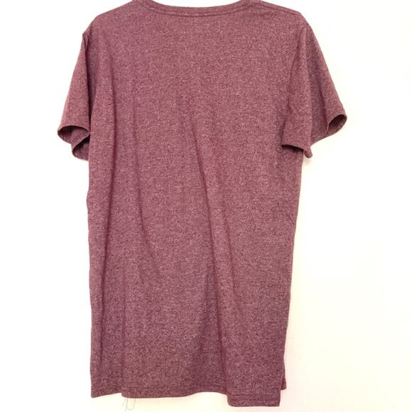 PacSun lilac purple surfer skater mens T-shirt with floral pocket size Medium - Picture 2 of 3